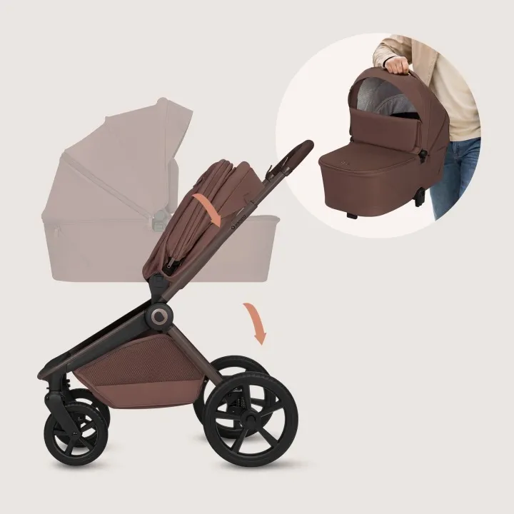 Універсальна коляска 2 в 1 Lionelo FREYA 2IN1 BROWN CHOCOLATE — Photo 12