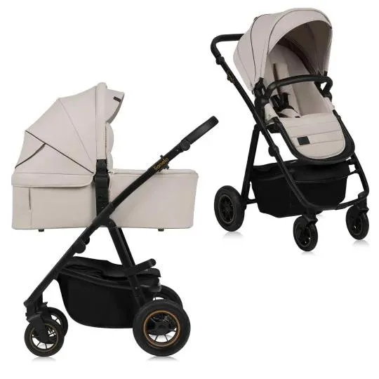 Універсальна коляска 2 в 1 Lionelo AMBER PLUS BEIGE SAND — Photo 4