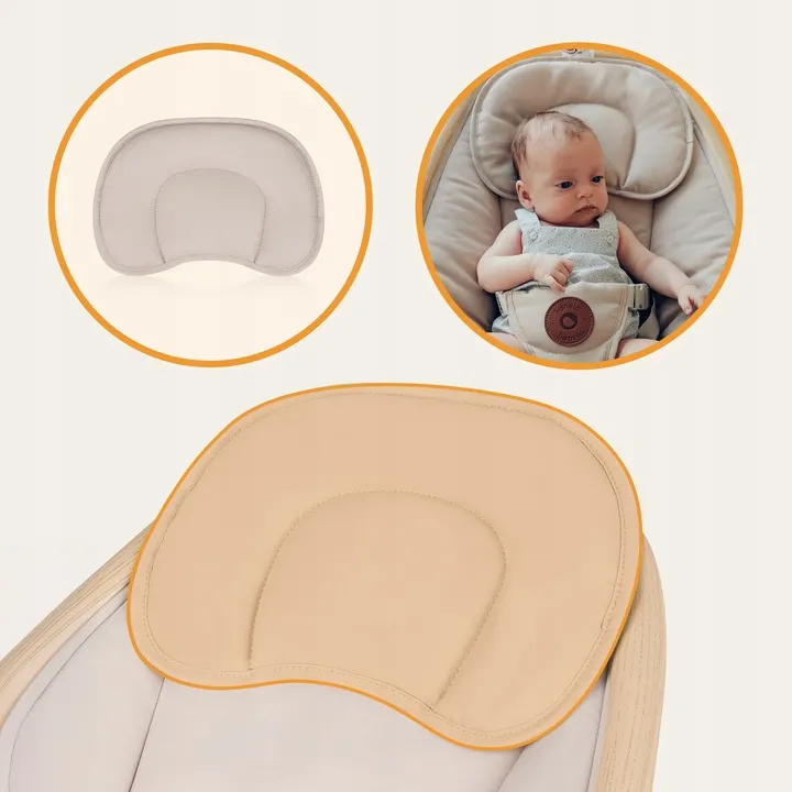 Крісло-гойдалка Lionelo OLIVIA BEIGE NATURAL — Photo 7