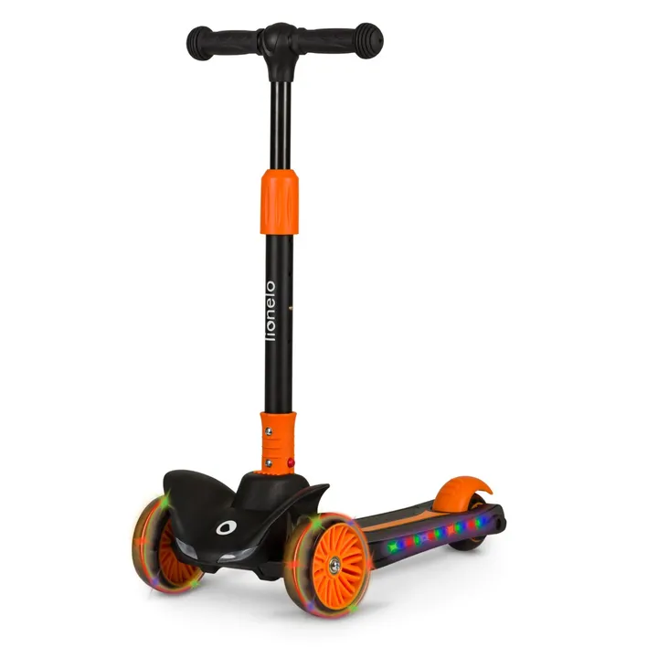 Дитячий самокат Lionelo TIMMY ORANGE BLACK — Photo 3