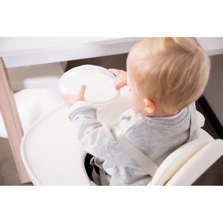 Стілець для годування Childhome Evolu 2 з бампером natural/white, арт. CHEVOCHNW — Photo 18