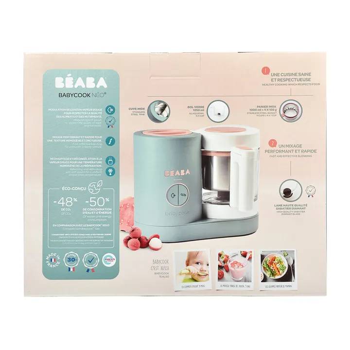 Пароварка - блендер Beaba Babycook Neo зелений, арт. 912732 — Photo 17