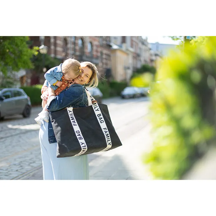 Сумка Childhome Family bag canvas black, арт. CWFBSCBL — Photo 21