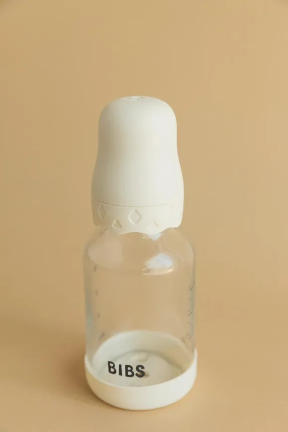 Скляна дитяча пляшечка BIBS Glass Baby Bottle Body 120 мл (повільний потік) — Photo 7