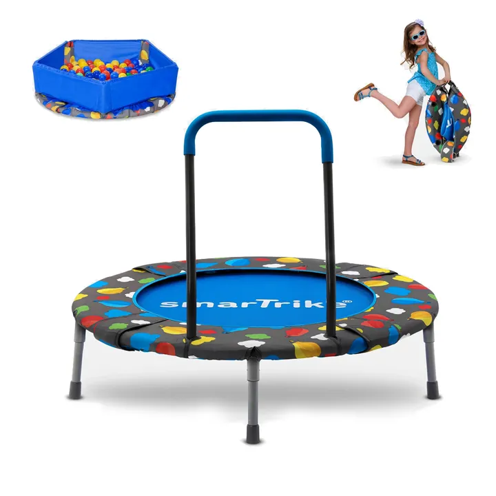 Батут 3в1 smarTrike Trampoline (з тримачем та басейном з кульками)