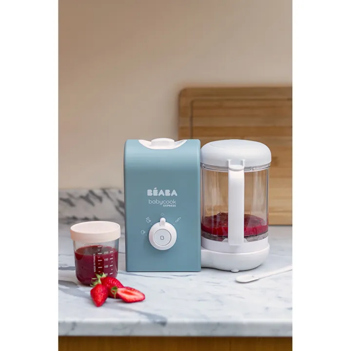 Пароварка - блендер Beaba Babycook Express синій, арт. 916303 — Photo 26