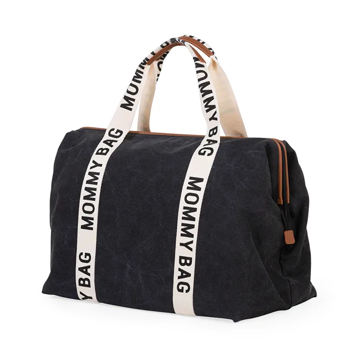 Сумка Childhome Mommy bag Signature canvas black, арт. CWMBBSCBL — Photo 17