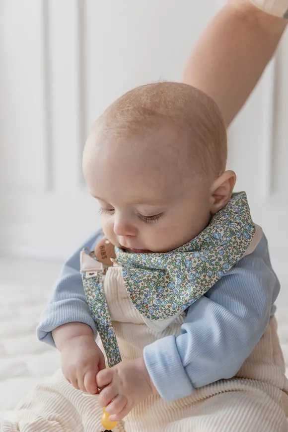 Нагрудник BIBS x Liberty Bandana Bib – Eloise Ivory — Photo 7