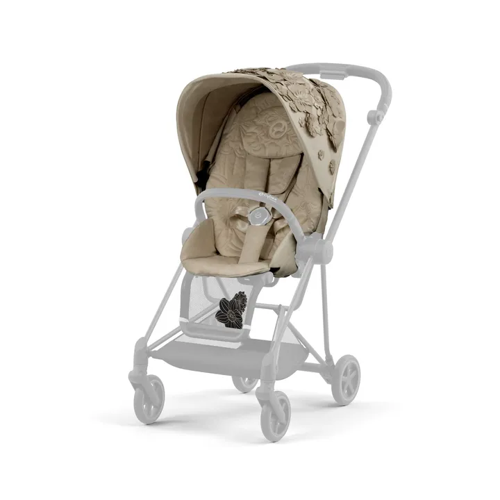 Чохол тканинний для прогулянкового блоку Cybex Mios Simply Flowers Beige — Photo 3