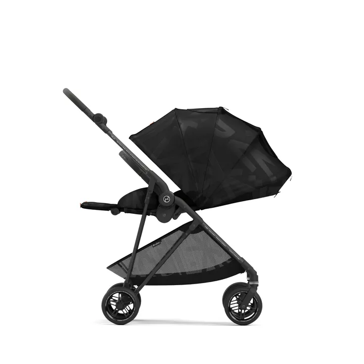 Прогулянкова коляска Cybex Melio Carbon Real Black (з бампером) — Photo 12