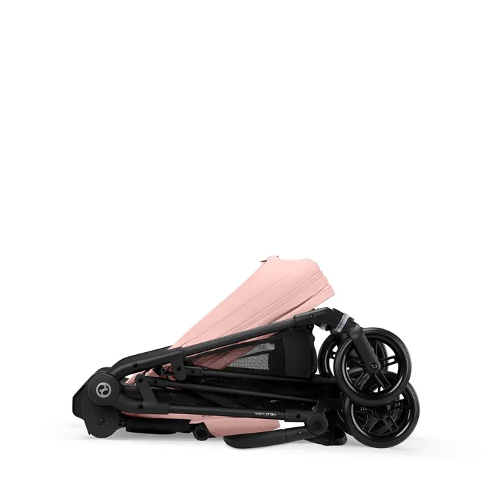 Прогулянкова коляска Cybex Melio Carbon Candy Pink (з бампером) — Photo 13