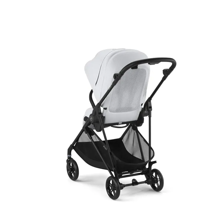 Прогулянкова коляска Cybex Melio Carbon Fog Grey (з бампером) — Photo 12