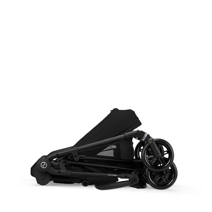 Прогулянкова коляска Cybex Melio Carbon Magic Black (з бампером) — Photo 13