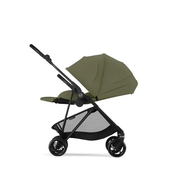 Прогулянкова коляска Cybex Melio Carbon Moss Green (з бампером) — Photo 11