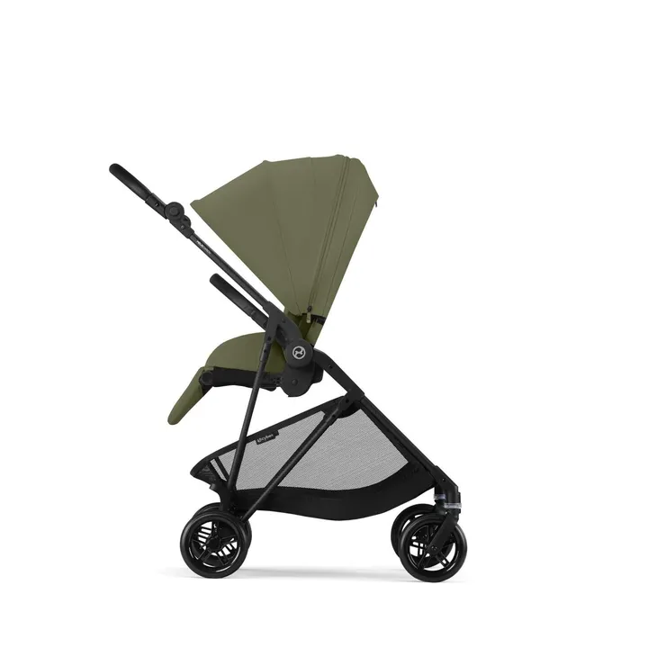 Прогулянкова коляска Cybex Melio Carbon Moss Green (з бампером) — Photo 10