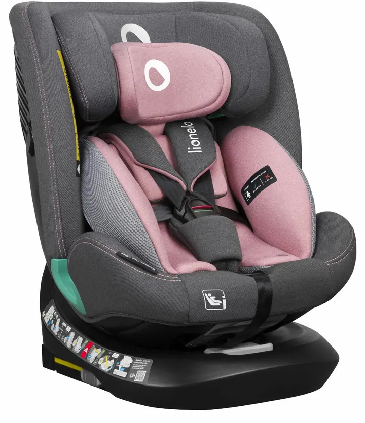 Дитяче автокрісло Lionelo BASTIAAN ONE I-SIZE PINK ROSE — Photo 10