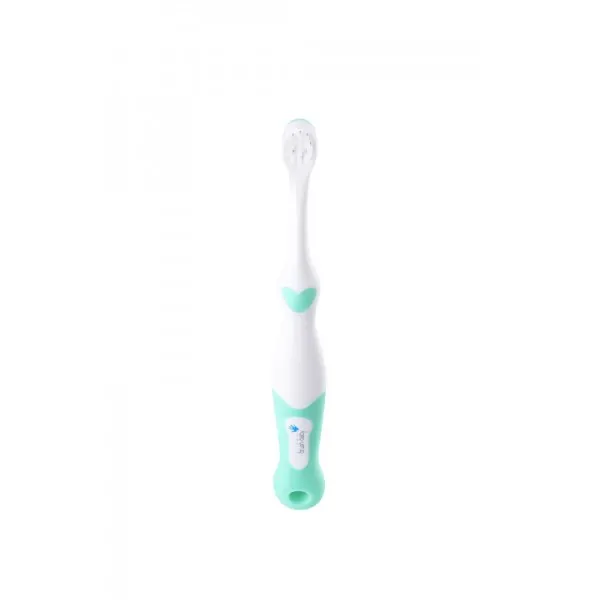 Зубна щітка від 0 до 18 місяців First Brush (2 шт) - Teal, (Brush-baby) — Photo 7