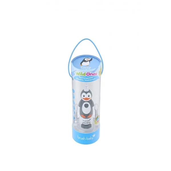 Електрична зубна щітка Sonic Toothbrush (0-10 років) - Пінгвін, (Brush-baby) — Photo 9