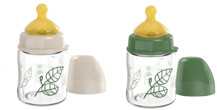 Скляна пляшка 120 мл. Cherry Green "МІКС" розмір - S (NIP)