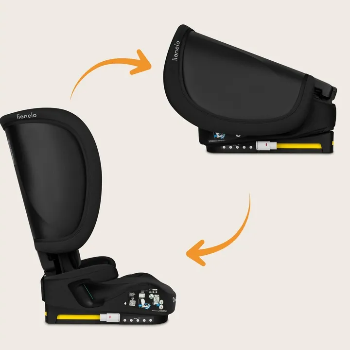 Дитяче автокрісло Lionelo ORIN I-SIZE BLACK CARBON — Photo 8