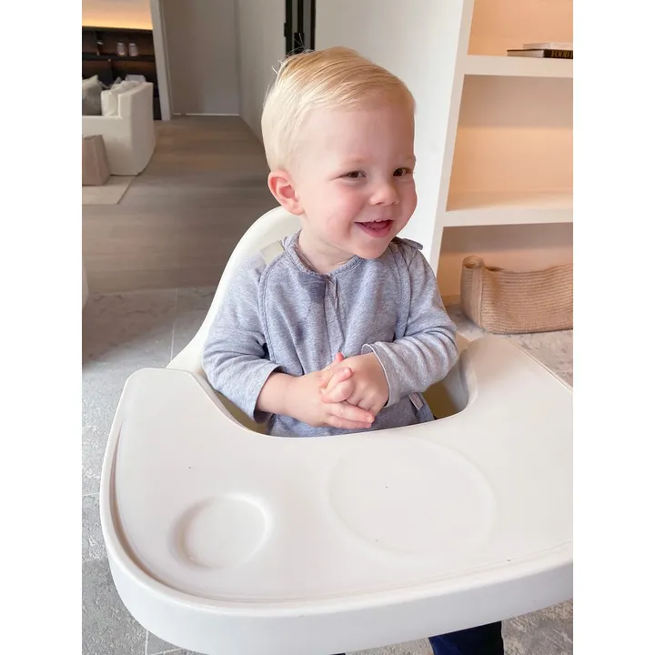 Стілець для годування Childhome Evolu 2 з бампером natural/white, арт. CHEVOCHNW — Photo 20