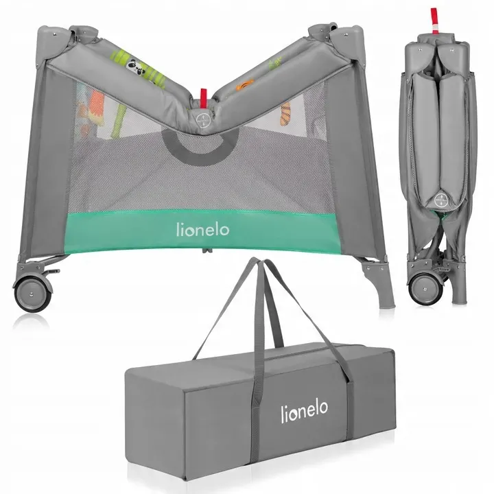 Манеж Lionelo MILLE PLUS GREY GREEN — Photo 9