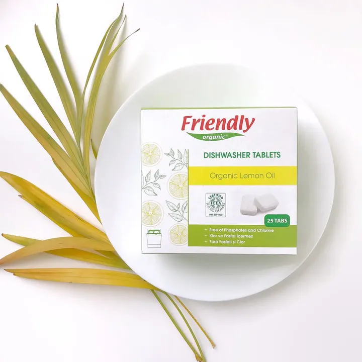 Органічні таблетки для посудомийної машини Friendly Organic 25 шт — Photo 13