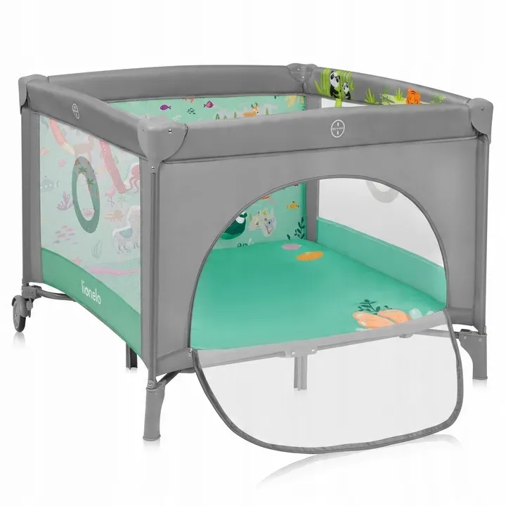 Манеж Lionelo MILLE PLUS GREY GREEN — Photo 8
