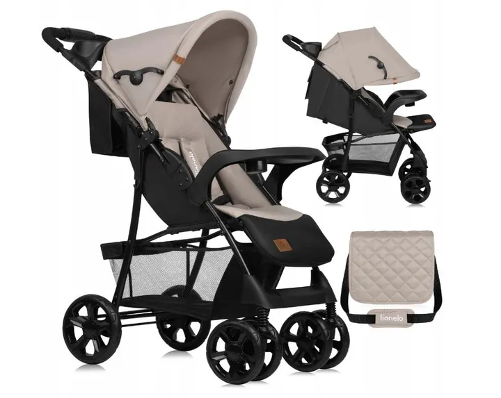 Прогулянкова коляска Lionelo EMMA PLUS BEIGE LATTE — Photo 4
