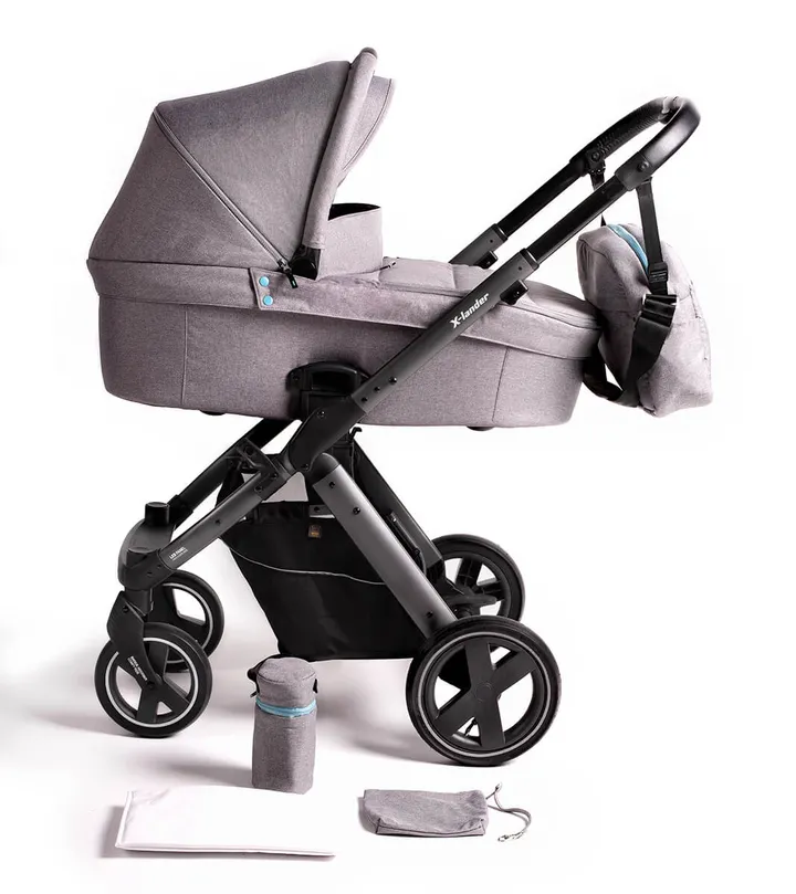 Люлька до коляска X-lander X-Pram Light 2.0 - Azure Grey — Photo 12