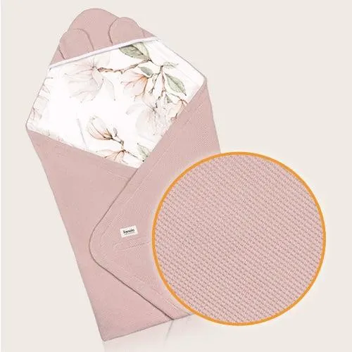 Покривало Lionelo TRAVEL SWADDLE BLANKET PINK FLOWER — Photo 5