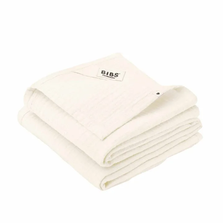 Муслінова тканина пелюшка BIBS Muslin Cloth 2 шт в упаковці 70*70 см Sand — Photo 17