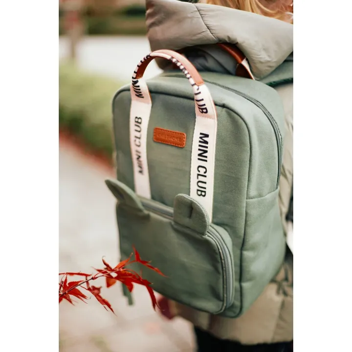 Рюкзак дитячий Childhome Mini Club canvas green, арт. CWKIDSCGR — Photo 18