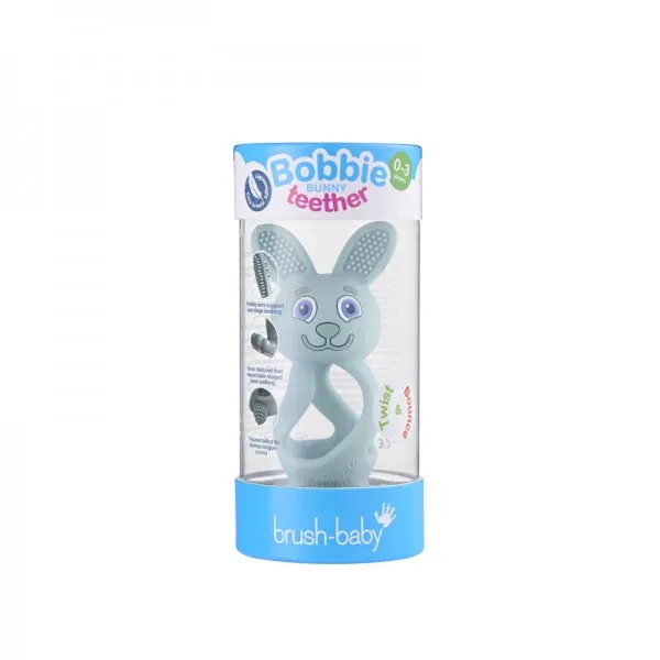 Прорізувач для зубів Bobbie Bunny Teether (Eucalyptus) евкаліптовий — Photo 5