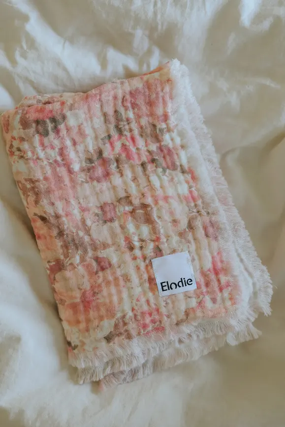 Плед Elodie Details Soft Cotton Blanket Petit River Rose — Photo 13