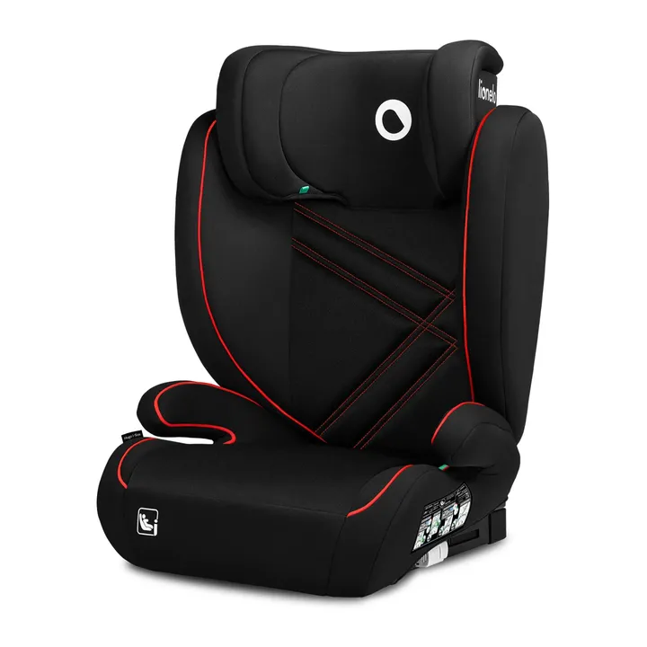 Дитяче автокрісло Lionelo HUGO I-SIZE SPOTY BLACK RED — Photo 6