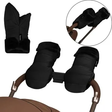 Рукавички для коляски Lionelo HANDMUFF OLI BLACK — Photo 3