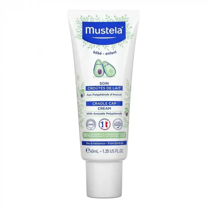 Крем від себорейних скоринок Cradle Cap Cream 40 ml Mustela — Photo 2