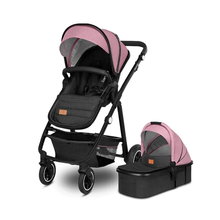 Універсальна коляска 2 в 1 Lionelo AMBER PINK ROSE — Photo 3