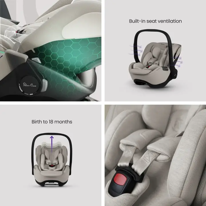 Автокрісло Silver Cross GLIDE PLUS 360 - Natural Taupe — Photo 43