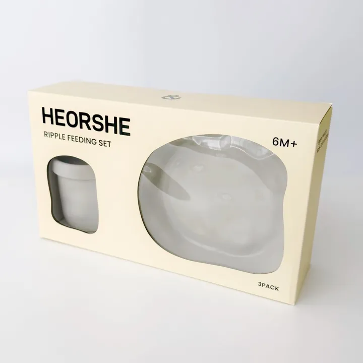 Набір для годування HEORSHE Ripple Gray — Photo 9
