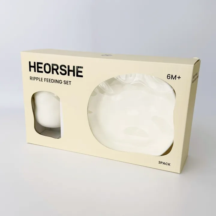 Набір для годування HEORSHE Ripple White — Photo 9