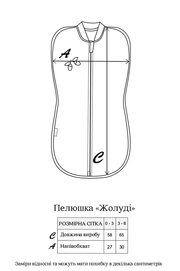 Євро пелюшка на блискавці з шапочкою "Purl", ведмедик 0-3 міс — Photo 5