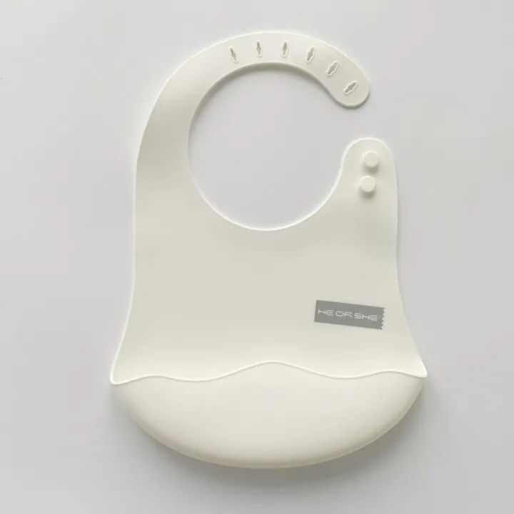 Нагрудник силіконовий HEORSHE White — Photo 2