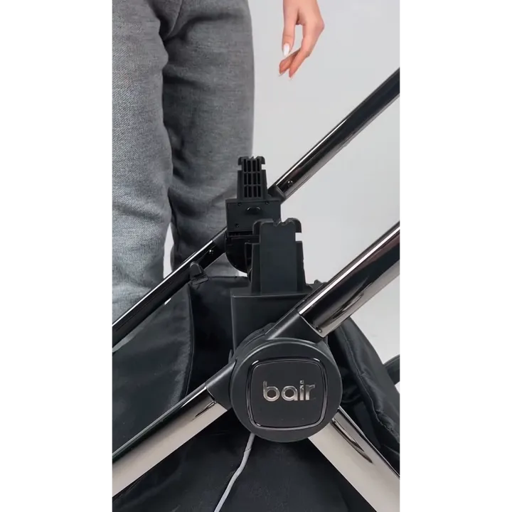 Універсальна коляска 2 в 1 Bair Pixel Anthracite Black — Photo 25
