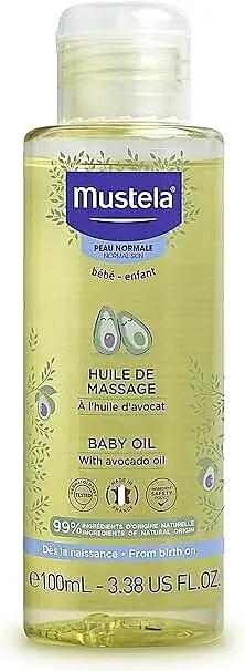 Дитяча олійка для масажа MUSTELA (Мустела) Baby Oil 100 мл