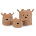 Набір корзин для іграшок Childhome Teddy коричневий, арт. CCBTBSET