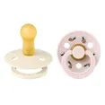 Пустушка Studio Colour 2 PACK Latex Round (кругла) Bumblebee – Ivory Mix (2 в упаковці) 0-6 міс. — Photo 1