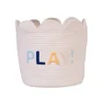 Корзина для іграшок Childhome Flower 35x35x35 см білий , арт. CCBAFL35