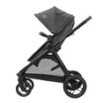 Коляска MAXI-COSI ZELIA S TRIO Dark Grey (Black Frame/Brown Leather + CabrioFix S i-Size + сумка) — Photo 11